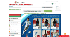 Desktop Screenshot of milenvases.com